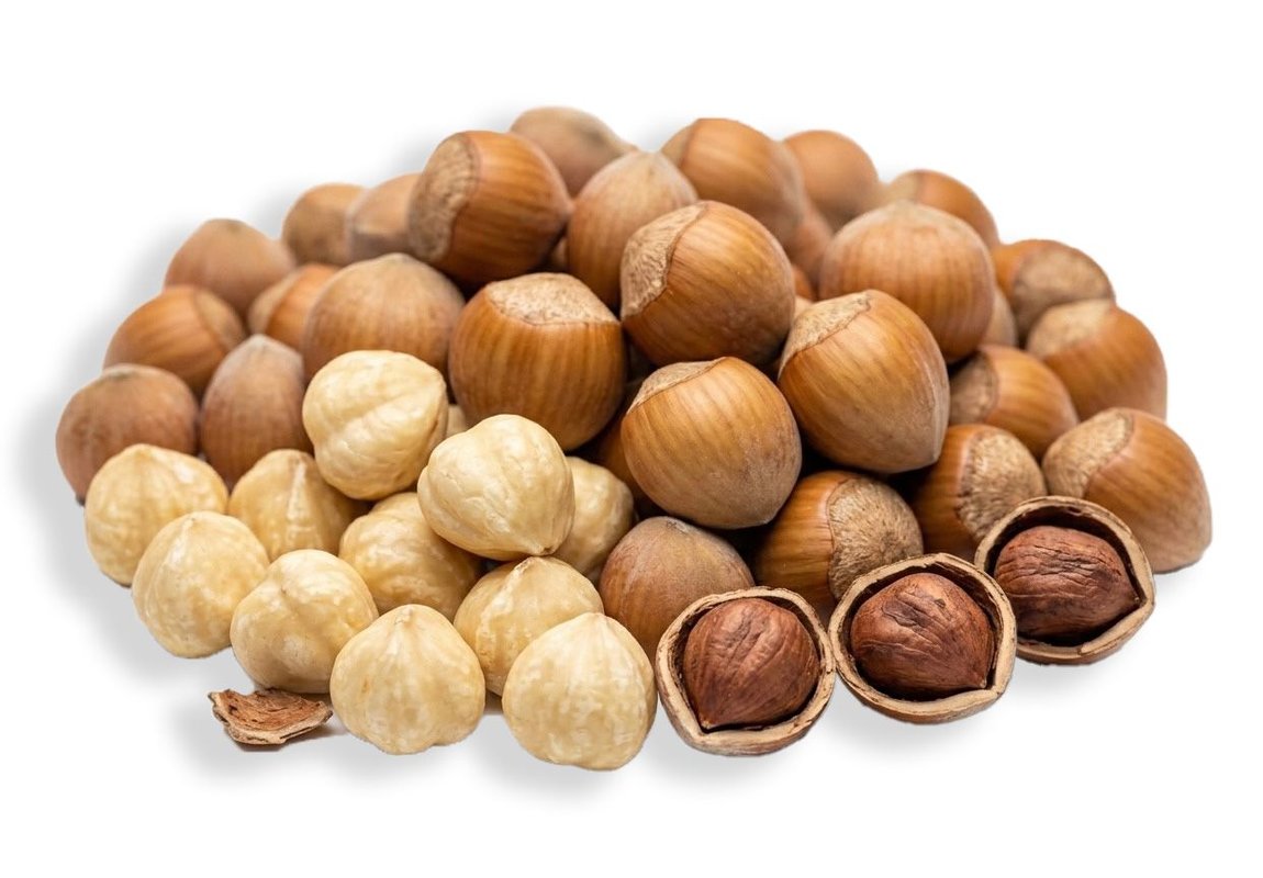 Dettaglio nocciole nature Nivami